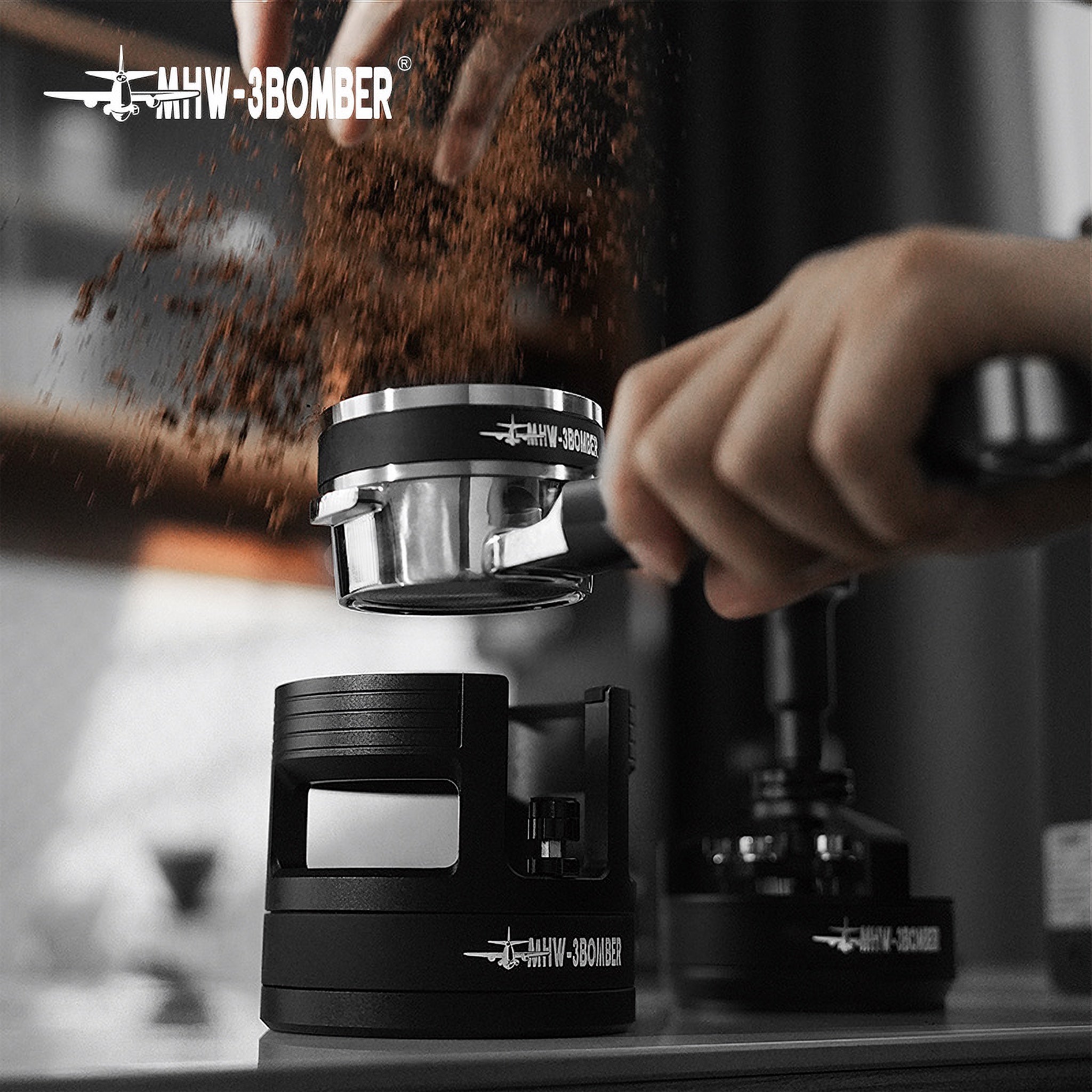 YU Series Portafilter Holder Black 58.35mm