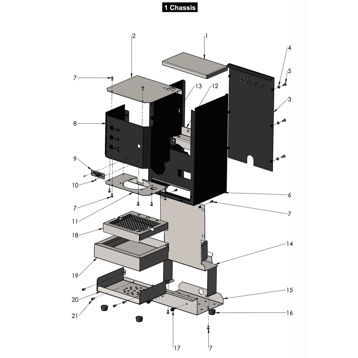 Profitec Go 1.0 Chassis
