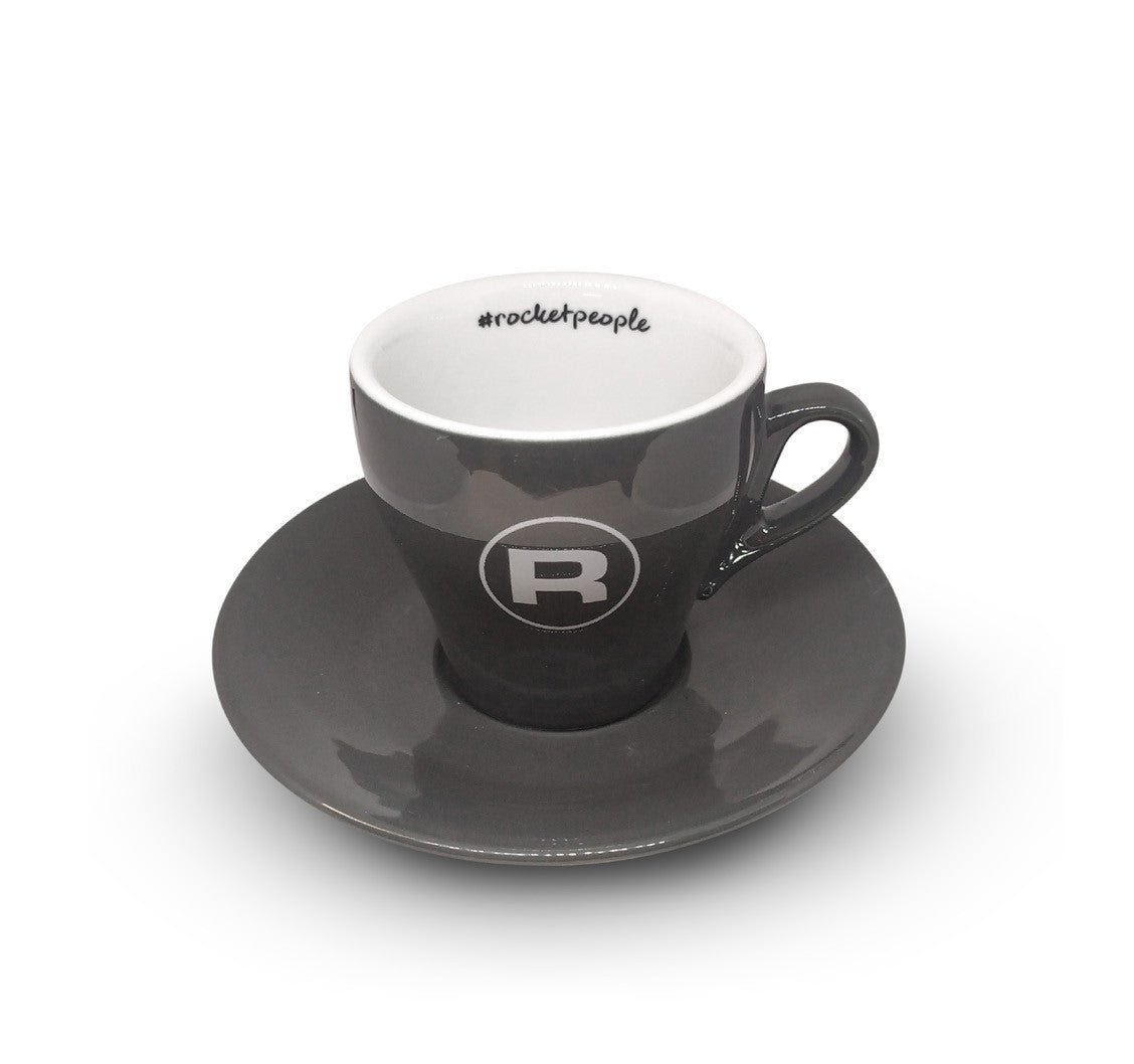 Espresso Hashtag Grey Rocket Cups (Set of 6)