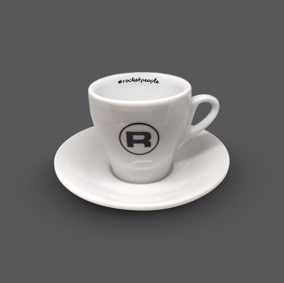 EspressoHashtag White Rocket Cups (Set of 6)
