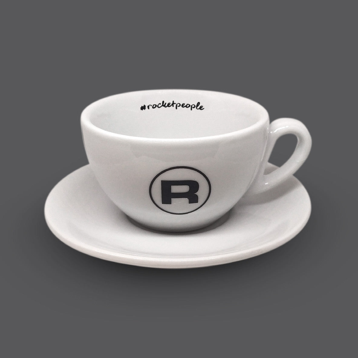 Capuccino Hashtag White Rocket Cups (Set of 6)