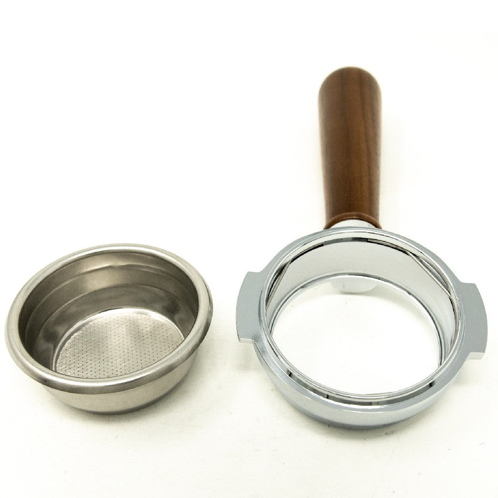 Lelit 58mm Bottomless Portafilter Walnut