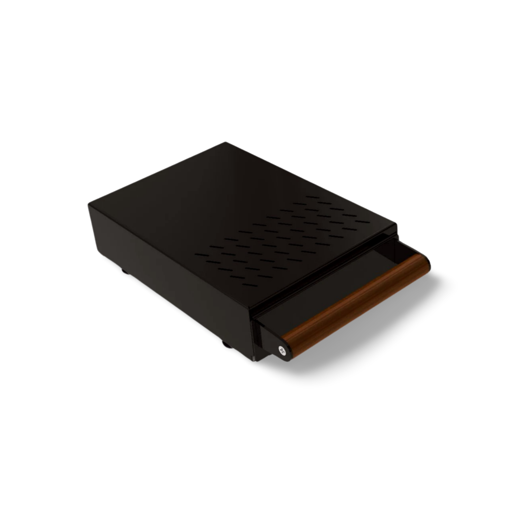 Tirador de cajón GC5 nogal negro mate 210x300x80mm