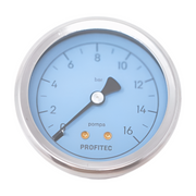 Manómetro Profitec para bomba Pro100 azul claro/petróleo