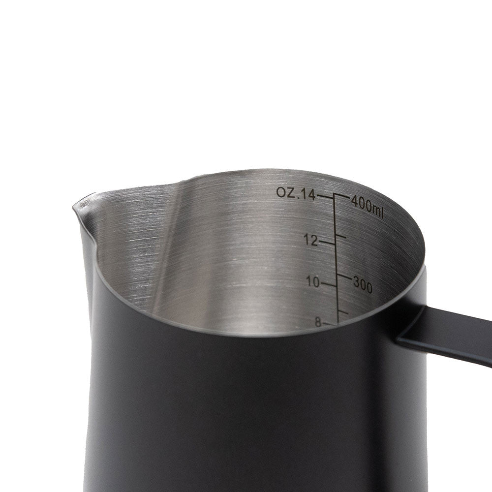 Jarra de leche de 42 cl Net-Esprersso, negra mate