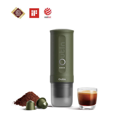 Outin Nano Portable Espresso Forest Green