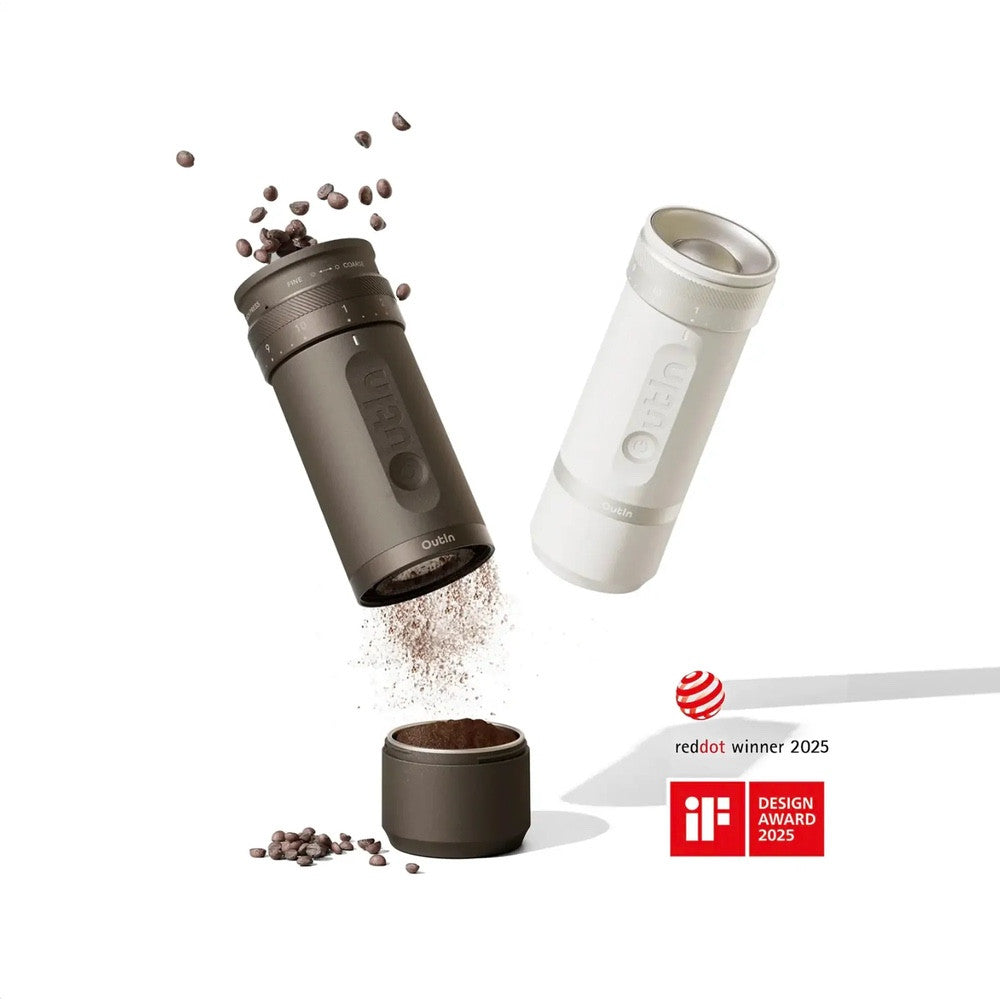 Outin Fino Portable Coffee Grinder Tundra Brown