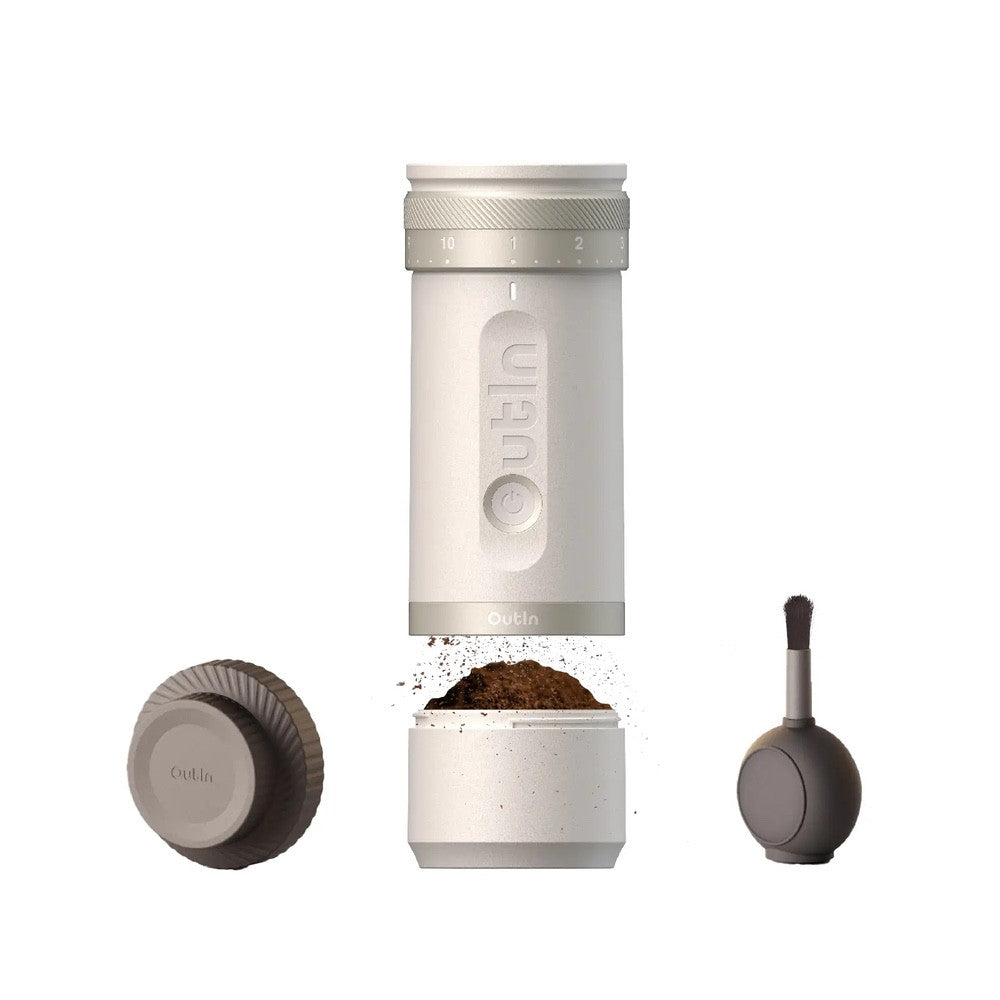 Outin Fino Portable Coffee Grinder Tundra Brown