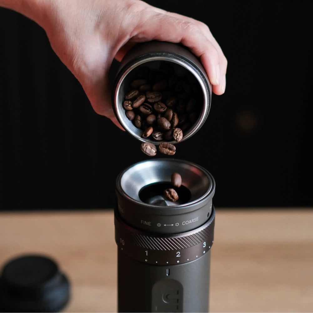 Outin Fino Portable Coffee Grinder Tundra Brown