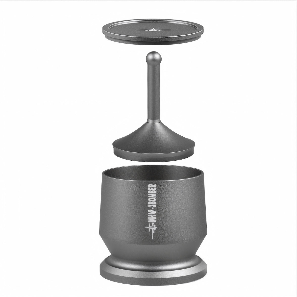 SE Pro Espresso Shaker Funnel Plata Espacial 58mm