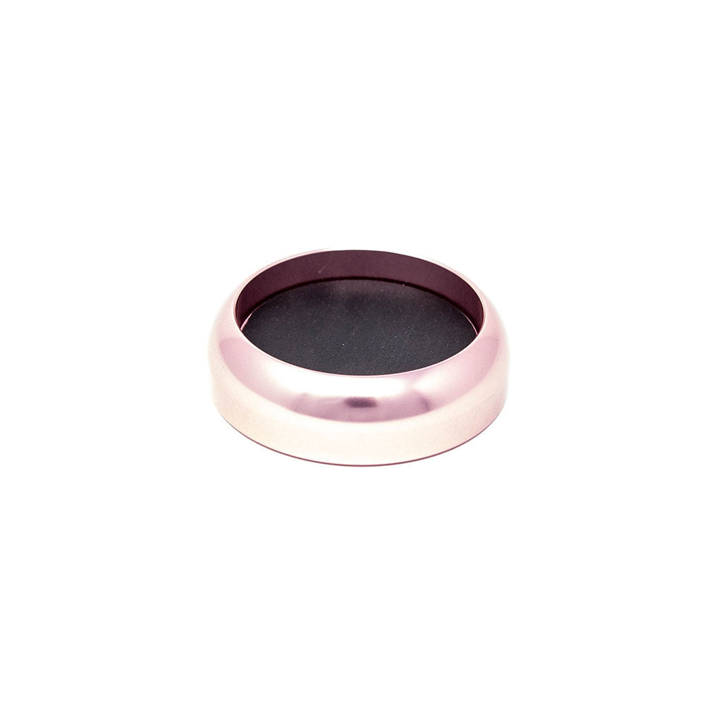 Almohadilla prensadora de aluminio rosa