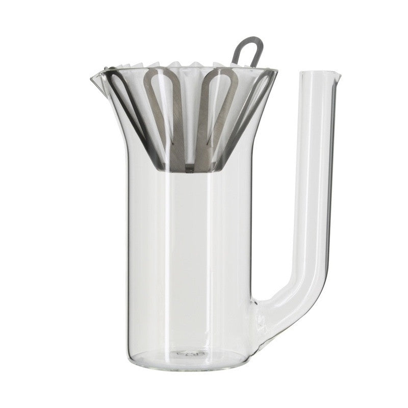 Jarra de vidrio E&B para cafetera y flor