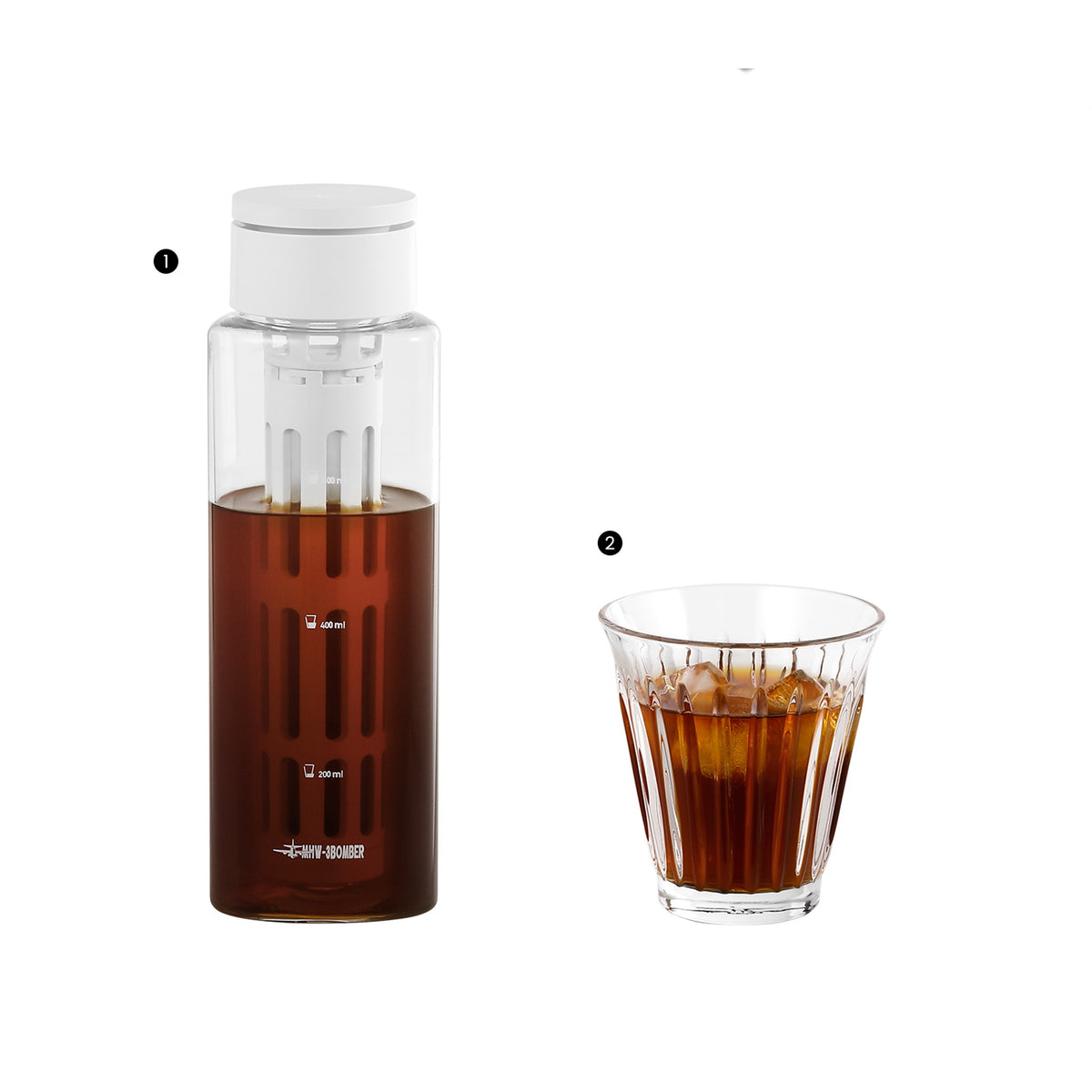 Hervidor de infusión fría Ice Core 600 ml blanco
