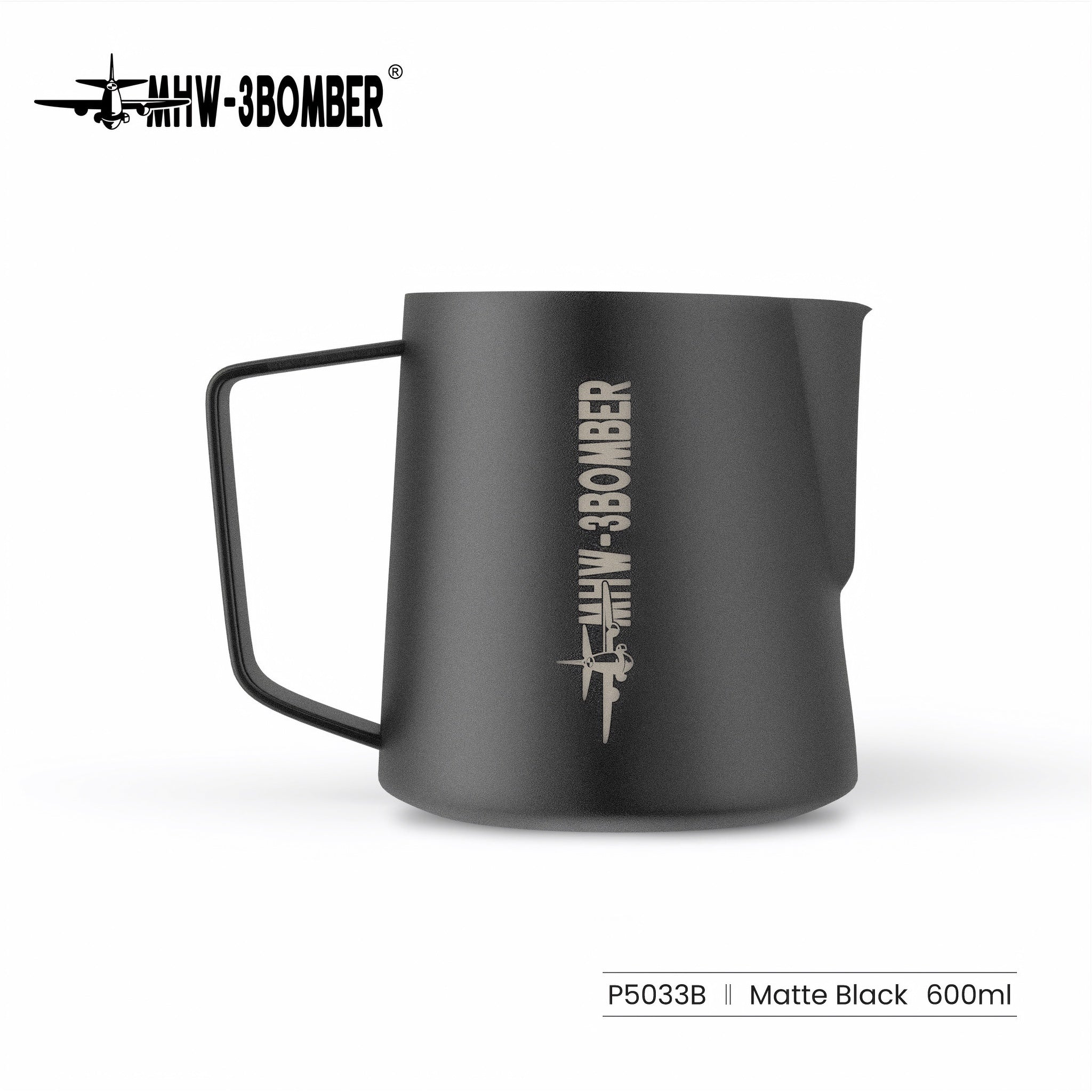 Milk Pitcher 5.0 600ml Matte Black